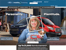 Tablet Screenshot of fordmobilitymotoring.com